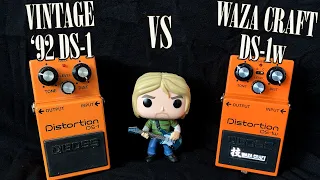 Boss Waza Craft DS-1w VS Vintage 90's Boss DS-1 | DS-1 Pedal Comparison | Nirvana Tone