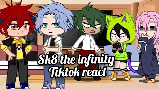 || Sk8 the infinity Tiktok react || Renga and Matchablossom ||