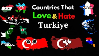 countries that Love/Hate Turkey