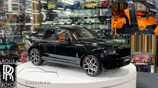 1/18 Rolls-Royce Cullinan Black and Orange interior Limited Edition: 149pcs