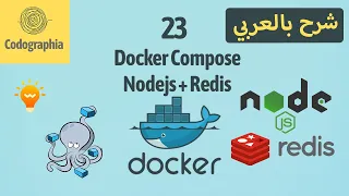 Containerizing Nodejs Application With Docker Compose | Part 23 | Docker شرح