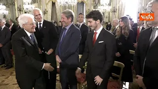 Mattarella riceve il campione di MotoGp Francesco Bagnaia