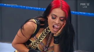 Liv Morgan slaps Zelina Vega as she returns to WWE