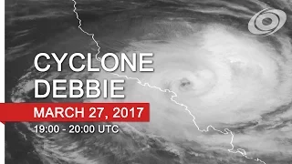 Cyclone Debbie Live Coverage - March 27, 19:00-20:00 UTC