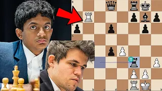 Nihal Sarin's Incredible Rook Sacrifice That Shocked Magnus Carlsen