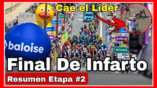 Resumen Etapa 2 🇧🇪 TOUR DE BELGICA 2023 ➣ Jakobsen Vs Van Der Poel