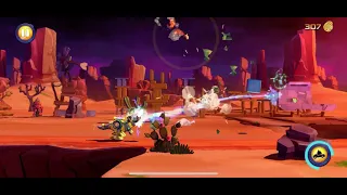 Angry Birds Transformers Hal as grimlock gameplay clip