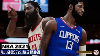 NBA 2K21: Paul George vs James Harden Highlights | Xbox Series S