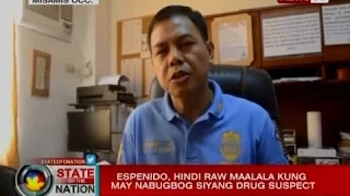 SONA: Jovie Espenido, itinuturong nanakit sa isang drug suspect sa isang video