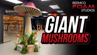 Giant Mushrooms / Styrofoam Mushrooms by Reemco Foam Studios