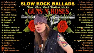 Best Slow Rock Ballads Collection 70s 80s 90s   Nirvana , Bon Jovi, U2, Aerosmith, Scorpions