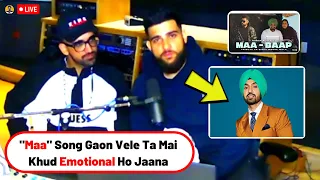 KARAN AUJLA Live Talking About DILJIT DOSANJH, SIDHU MOOSE WALA And MAA Song