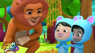 El león y el ratón pretender y jugar historia para niños