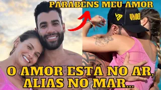 Gusttavo Lima e Andressa Suita ABRAÇADOS em clima de ROMANCE nas Bahamas