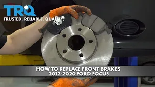 How to Replace Front Brakes 2012-2020 Ford Focus