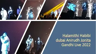 Halamithi habibo in Dubai | Anirudh stage live performance | Arabic Kuthu | Halamithi Habibo song |