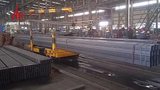Production of square hollow sections