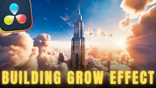 Building GROW EFFECT - Davinci Resolve 18  FREE Tutorial