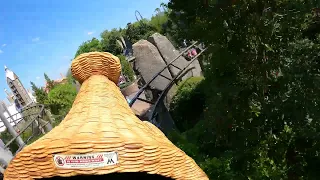 Onride: 'Flight of the hippogriff'🎢 4K/POV 2022 - Island of adventure