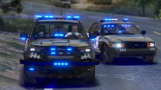 [GTA 5] LA CHAUFFE DANS LA CAMPAGNE AMÉRICAINE - USA-POLICE