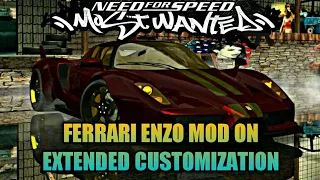 NFS Most Wanted Ferrari Enzo Extended Customization And Car Performance