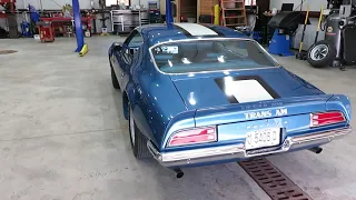 70 Trans Am Cold Start