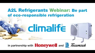 A2L Refrigerants:  Be part of eco responsible refrigeration (replay webinar)