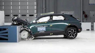 2022 Hyundai Ioniq 5 moderate overlap IIHS crash test