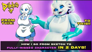 How I Go from Sketch to Fully Rigged Model in TWO DAYS