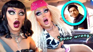 Going Through Drive Thru's Dressed as DRAG QUEENS *disaster* | Sugar and Spice