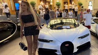 HYPERCARS & ADORABLE PRETTY WOMAN MONACO CASINO BOULINGRINS NIGHTLIFE @emmansvlogfr