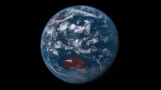 7-Day Earth Time-Lapse From Space | 1 day = 14 sec | Himawari-8 Weather Satellite | 22k Miles Away