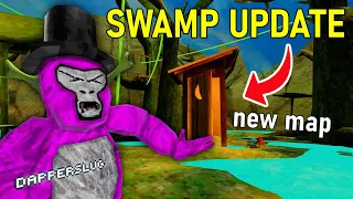 NEW Gorilla Tag SWAMP UPDATE (new map & mouth animations)