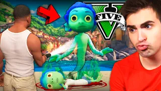 ME ENCUENTRO con *EL FANTASMA DE LUCA* en GTA 5! 🌊😈🔱 - Grand Theft Auto V