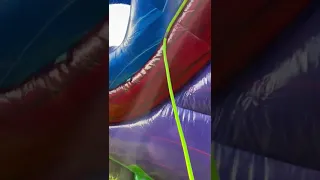 18' TROPICAL HURRACANE SINGLE LANE WATER SLIDE WITH DEEP POOL