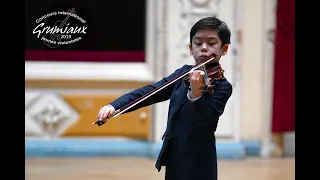 Kai GERGOV - 8 yo - Bulgaria/Japan - 1st Prize - International Grumiaux Competition 2019