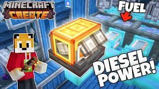 There's a PROBLEM with DIESEL GENERATORS in Minecraft Create Mod