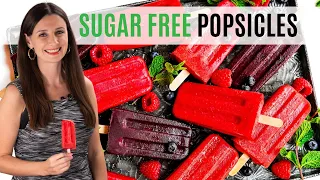 SUGAR FREE POPSICLES: 5-Minute Prep, Just 3 Ingredients, All Natural!