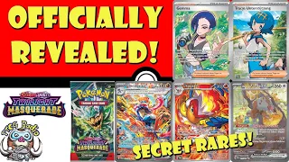 MANY New Cards Officially Revealed from Twilight Masquerade! New Secret Rares! (Pokemon TCG News)