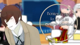 Bonten react to M!y/n as Dazai Osamu | Renstyx | My au | Bsd x Tokyo Revengers