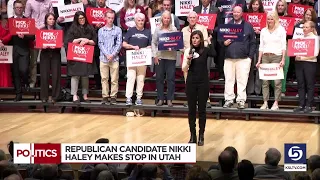 Republican candidate Nikki Haley makes stop in Utah