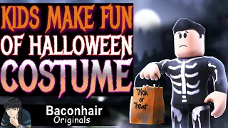 Kids Make Fun of Halloween Costume, They Live to Regret It! | Roblox Movie | Roblox brookhaven 🏡rp