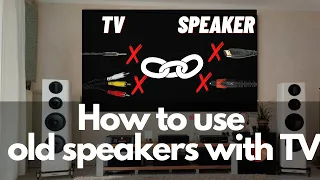 How to Connect your Old Speakers/ Stereo Systems with the New TVs| Digital to Analog Converter