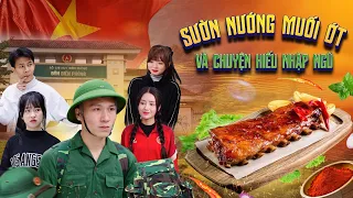 Grilled Ribs with Salt and Chili And Experiencing military service as an 'adult'  | VietNam Comedy