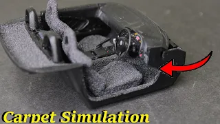 How to create Carpet on a Scale Model Car (VERY SIMPLE!)