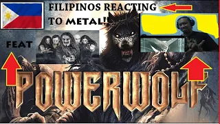 Asians (Filipinos) Pinoy reacting to European Metal - Powerwolf - We drink your blood m/