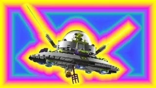 LEGO 7052 UFO Abduction LEGO Alien Conquest Review - BrickQueen