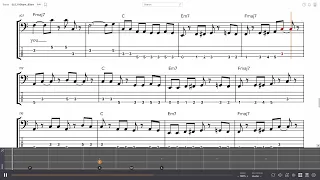 Paul McCartney - Silly Love Songs - Bass Transcription slow 80% (SCORE/TABS/FRETBOARD/CHORDS/LYRICS)