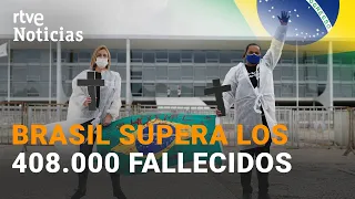 BRASIL: Se teme la llegada de la TERCERA OLA de CORONAVIRUS | RTVE