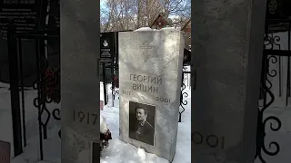 Ваганьковское, могила Георгия Вицина